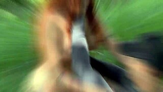 afternoon exercise turns into outdoor doggystyle fuck with stranger andrea castro and milanrodriguez