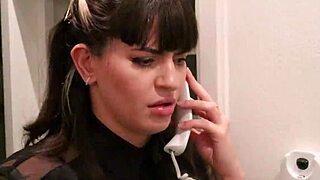 Socialite Enjoys Anal with Delivery Guy While Humiliating Husband