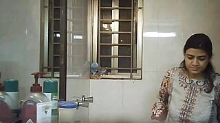 bbw bathing in shower, hidden voyeur watching