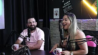 Ela feels jealous but her husband won’t let her stray, banging anal in a truck with Juli Figueiró and Felipe Larrossa