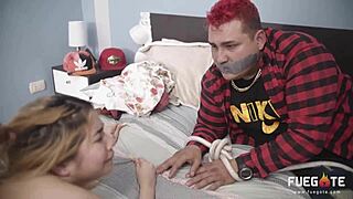 Mia Salazar, the peruvian big ass babe, gets kidnapped for blowjob!