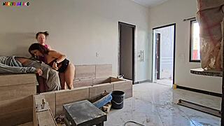 construction worker thrilled by bosses’ visit at site