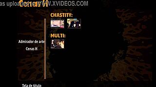 Naughty nun plays games with friends and girlfriend