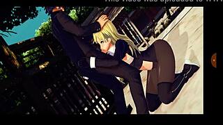 Naughty nun plays games with friends and girlfriend