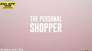 Danielle Renae as personal shopper gets facial and titty fuck in bathroom and bedroom.