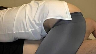 Japanese Wife Rides Lover in Close Kissing Sex!