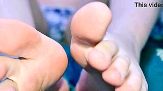 I snuck into my stepsister's room at night to play with her toes and holes in this ASMR JOI session.