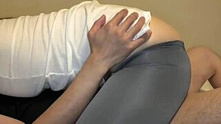 Japanese Wife Rides Lover in Close Kissing Sex!