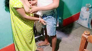 Bhabhi Caught Her Stepbrother in a Private Moment With Her Plump Body.