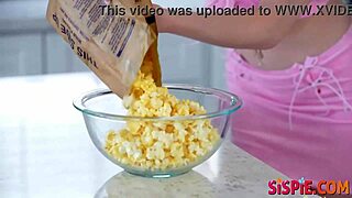 Petite stepsis delivers blowjob in reality POV