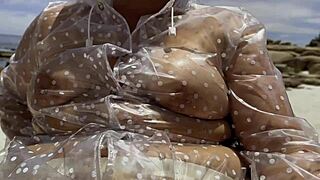 Dominatrix Mistress April Delivers Fresh Warm Pee in Outdoor BDSM