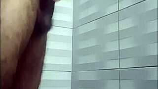 Waiting For Neighbor In Shower, Masturbating To Monster Cock Creampie Fantasy?