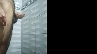 Waiting For Neighbor In Shower, Masturbating To Monster Cock Creampie Fantasy?