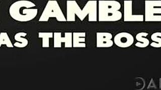 blonde in stockings lingerie scene