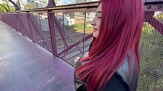 Best Friend Street Encounter With Cum On Face