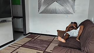 neighbor sneaks in to fuck hot niece while wife is away