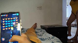 playing with stepbrothers cock till he milks