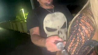 wife flashes on street, driving guys wild