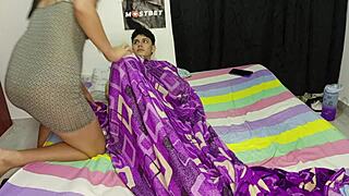 Colombian Guy Masturbates to Spanish Porn, Stepmom Joins In for Wild Sex?