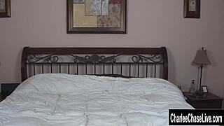 Charlee Chase enjoys a fun threeway adventure.