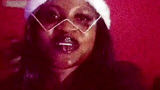 anita enjoys a special treat with her favorite filling