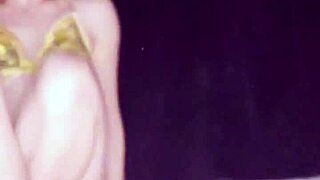 bonneyuwu dances sexy as leia in star wars!