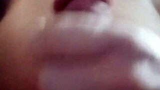 i feel so intense cumming hard with my huge cock while everyone sleeps