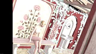 Woman intensely swallows huge prey in vore part 3