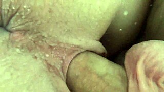 Juicy outdoor hot tub fucking with big natural tits