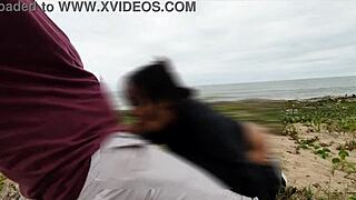 ebony slut rides big cock for cum on ass