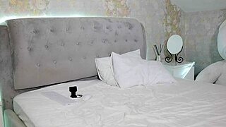 Look! A Student With Big Tits Undresses On Camera After Studying!