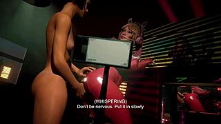 Youthful E-Girl Streams Masturbation And Sex With Futa Girlfriend For Subscribers