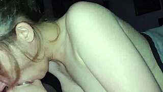 Wife delivers sensual blowjob, deepthroat, and creampie orgasm.