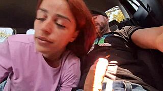 Pulled Dick Out And Showed To Redhead For Info!