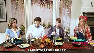 step moms showing off tight pussy in wild group banging