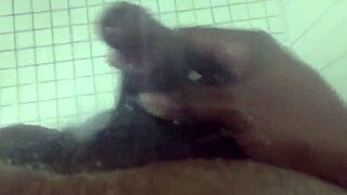 Shower Head Orgasms With Lactating Femdom Lesbian Bathing Kinky Milk Play