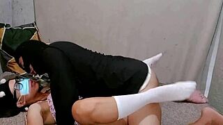 Neighbor, Why Two Loads in My Pussy and Mouth?