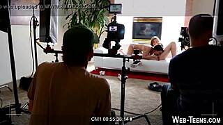 Pretty petite teen 18+ engages in girl-on-girl oral with toys