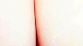 mature lady spreads her huge pussy lips for a moisturising moment 😏