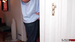 Two wild college babes drilled hard during steamy yoga session