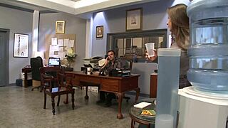 Rachel Roxxx Uses Her Big Tits And Wet Pussy To Make The Boss Man Happy