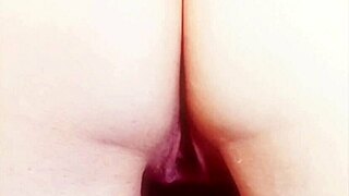 mature lady spreads her huge pussy lips for a moisturising moment 😏