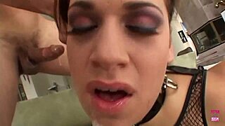 A sexy vixen Mia Bangg gets a huge cock