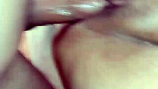 pussy arab wife gets hard sex and creampie from amateur couple