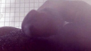 Shower Head Orgasms With Lactating Femdom Lesbian Bathing Kinky Milk Play