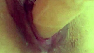 Angelina Grey's Pussy Up Close! How Does She Handle a Big Dildo with Cum and Squirt?