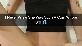 breed me daddy, this ovulating cheating milf wife gets fucked hard on snapchat, slapping her vagina to orgasm