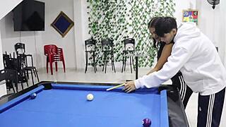 Nuevo Video Chica Morena Latina Follada En Billar Por Hermanastro