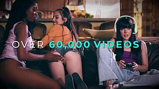 All Girl Massage: Horny Wife Squirts Cheating with Hot Masseuse