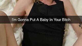 breed me daddy, this ovulating cheating milf wife gets fucked hard on snapchat, slapping her vagina to orgasm